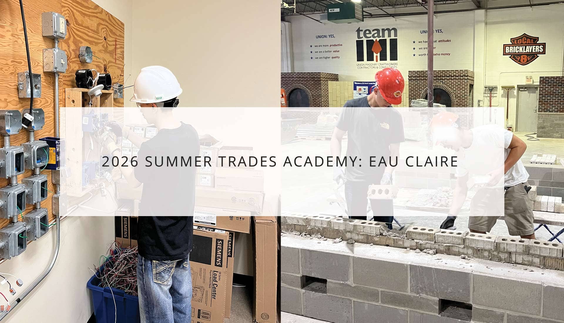 2026 Summer Trades Academy: Eau Claire